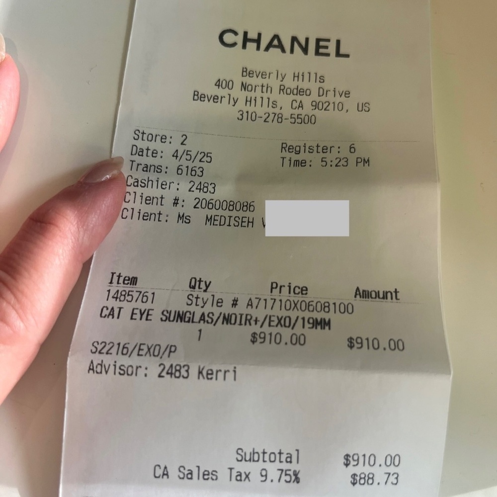 Chanel Sunglasses - Picture 4 of 6
